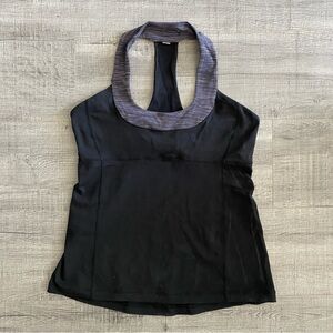 Lululemon Scoop Neck Tank - Sz 10 Black / Heathered